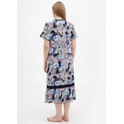 Комбінована сукня Wild Love XL,2XL,3XL,4XL в квітковий принт 82109